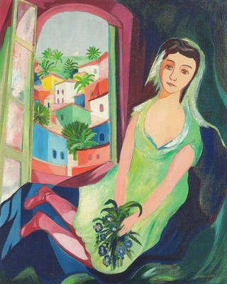 Cícero Dias - Mulher na varanda