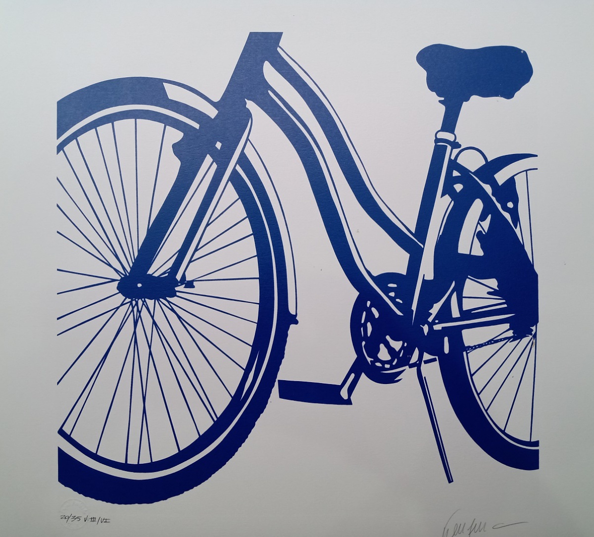 Bicicleta azul
