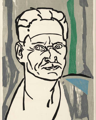 Aldo Bonadei - Auto Retrato