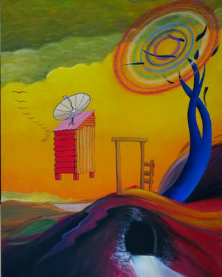 Antonio Peticov - Os Corvos e o Profeta Contemporâneo