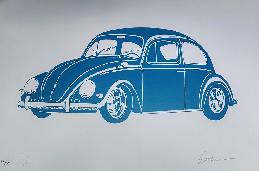 Fusca Azul
