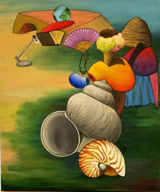 Antonio Peticov - On the Sideway