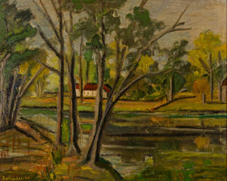 Aldo Bonadei - Paisagem