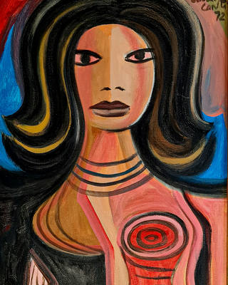 Emiliano di Cavalcanti - Retrato de Ivette