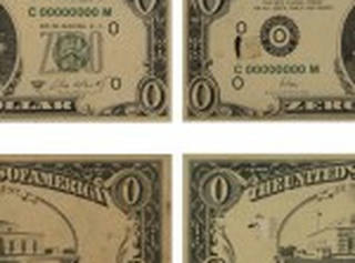 Cildo Meireles - Zero Dollar (Par) – Da série Projetos Ideológicos