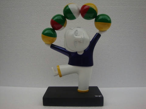 Equilibrista azul