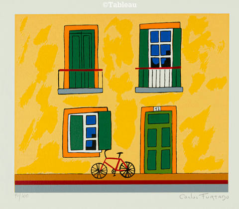 Fachada amarela
