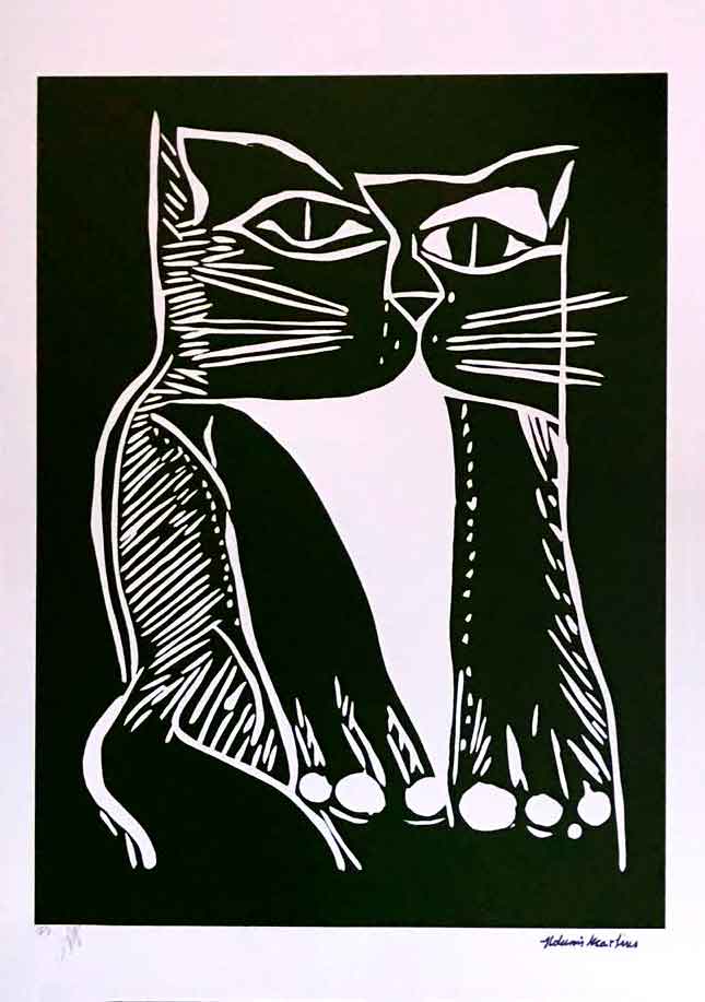 Aldemir Martins - Gato preto