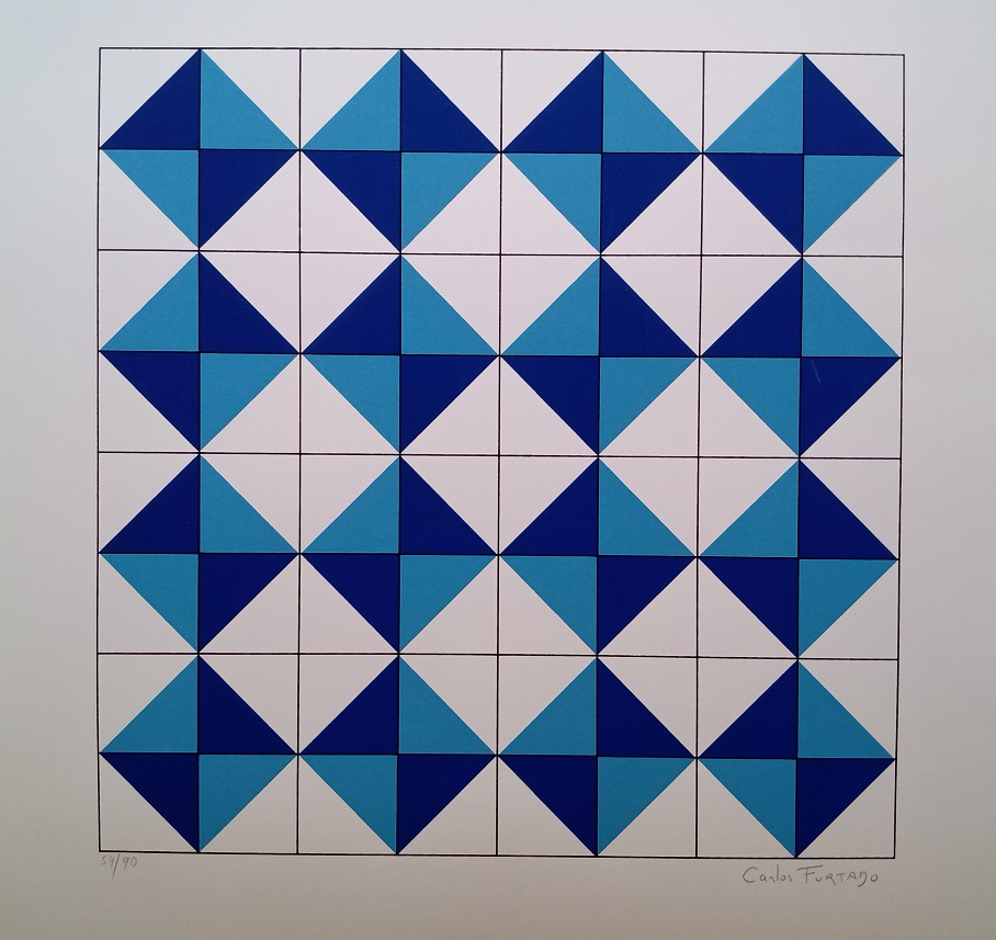 Carlos Furtado - Geométrico azul
