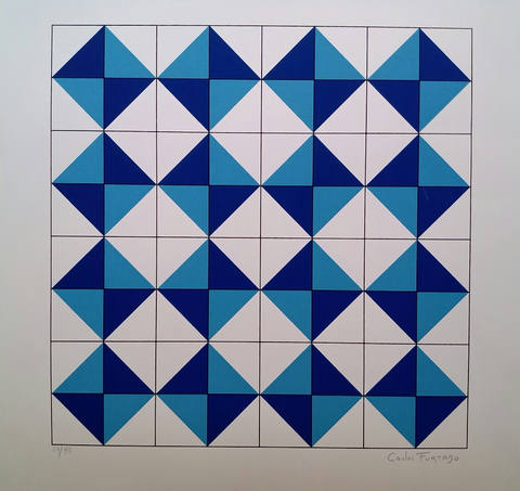 Geométrico azul