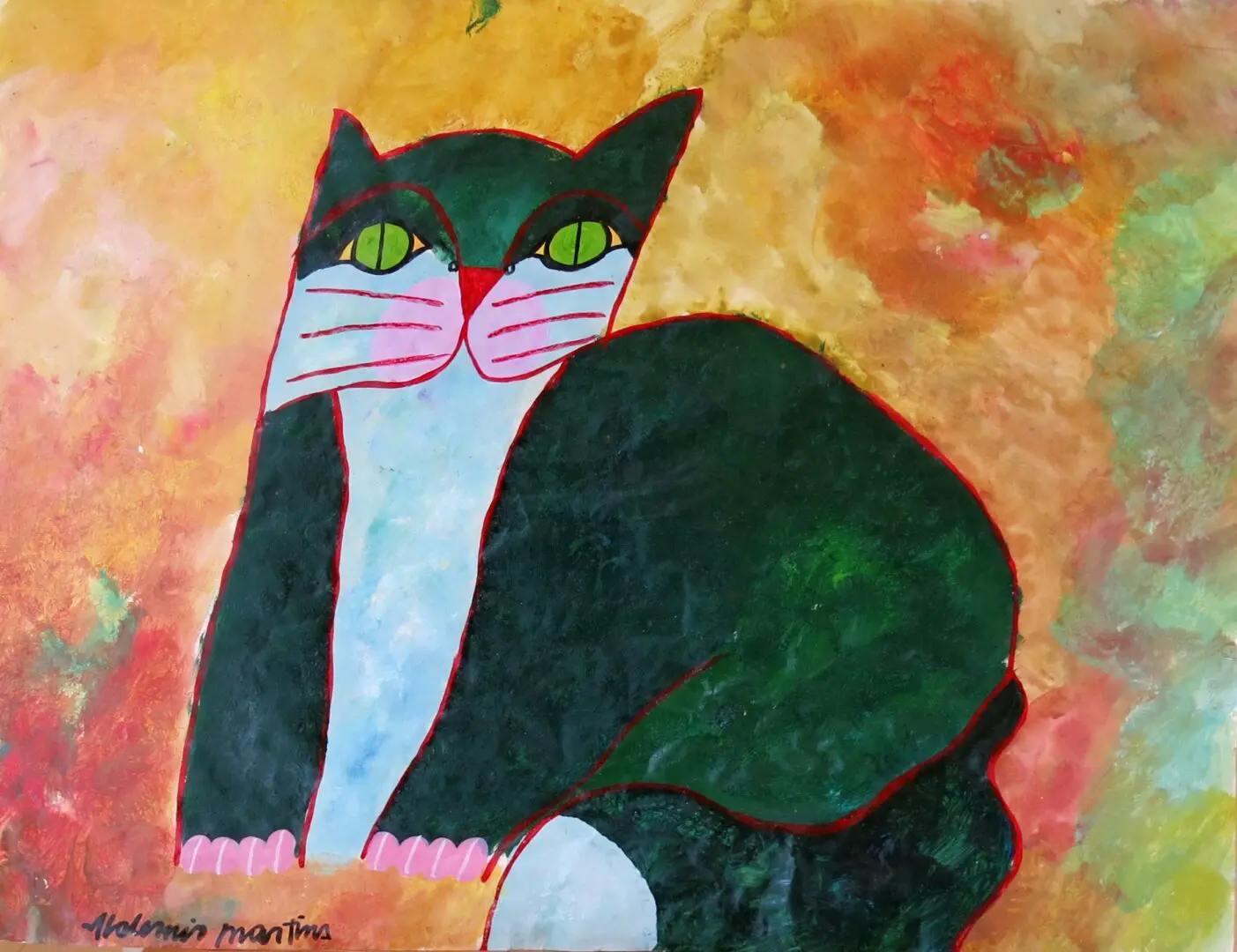 Aldemir Martins - Gato Verde