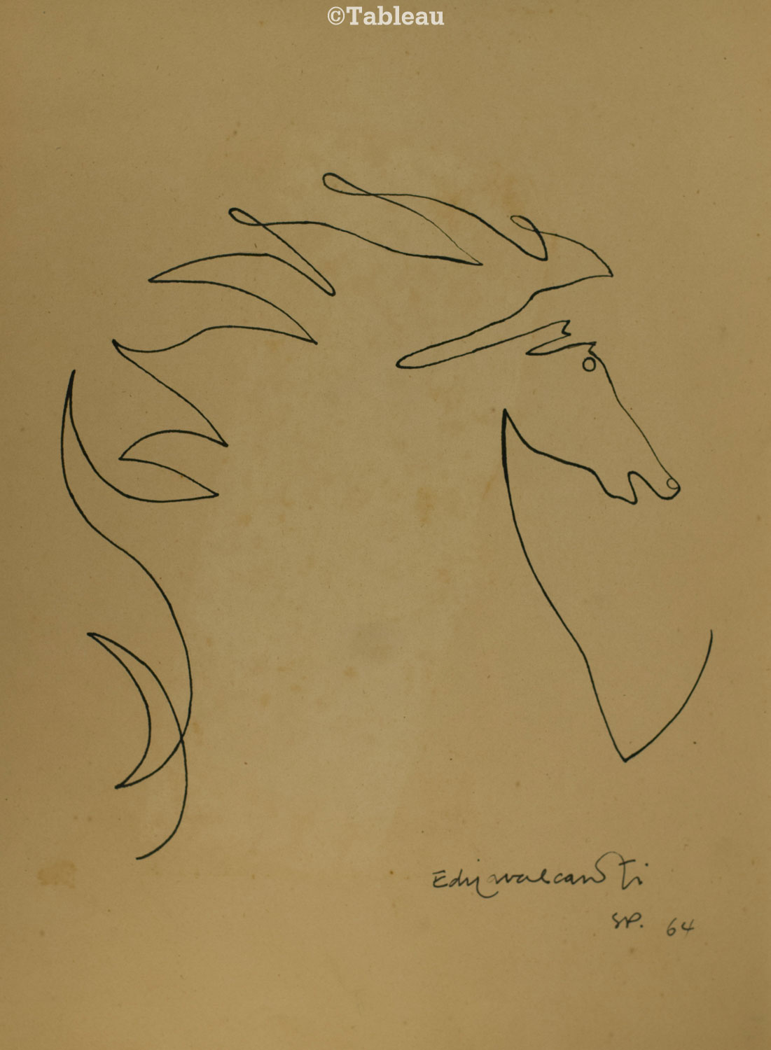 Emiliano di Cavalcanti - Cavalo
