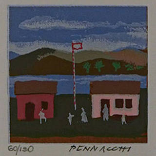 Fulvio Pennacchi - Vila na beira do rio