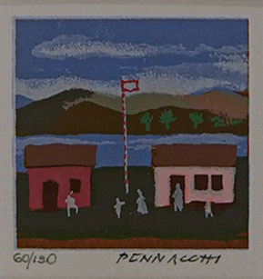 Fulvio Pennacchi - Vila na beira do rio