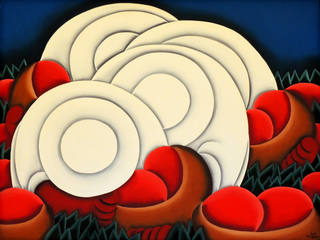 José Sabóia - José Sabóia – Colheita – Ast – 60 X 80 cm