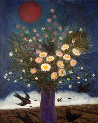 Marysia Portinari - Vaso de Flores e Pássaros
