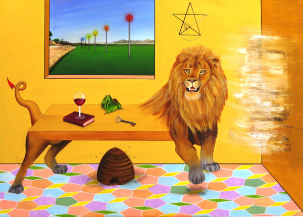 Antonio Peticov - O Leão do Nilo