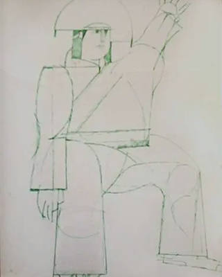 Aldemir Martins - Cangaceiro - Déc 70