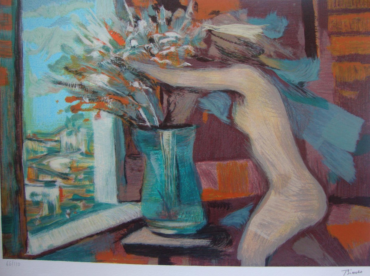 Mulher e Vaso