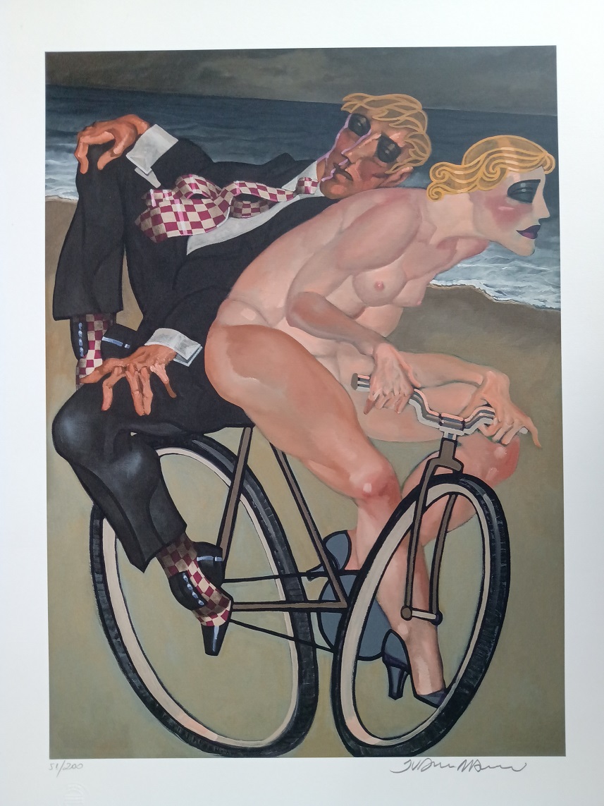 Juarez Machado - Casal na bicicleta