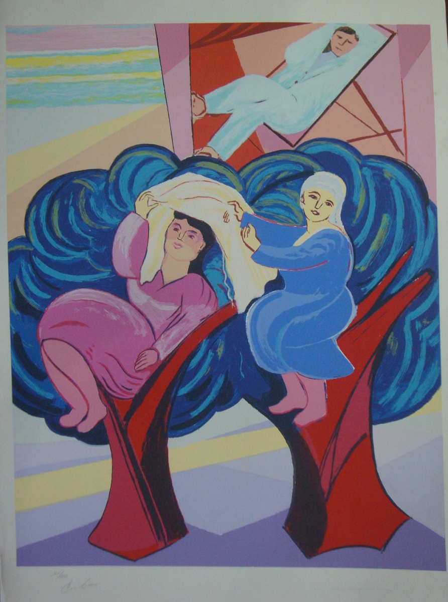 Cícero Dias - Mulheres em árvores