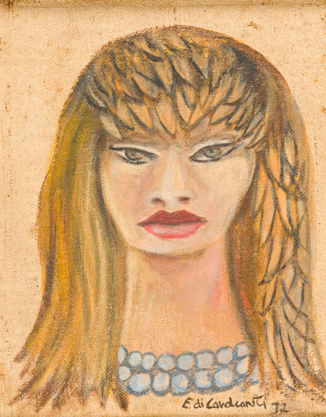 Emiliano di Cavalcanti - Retrato de Ivette