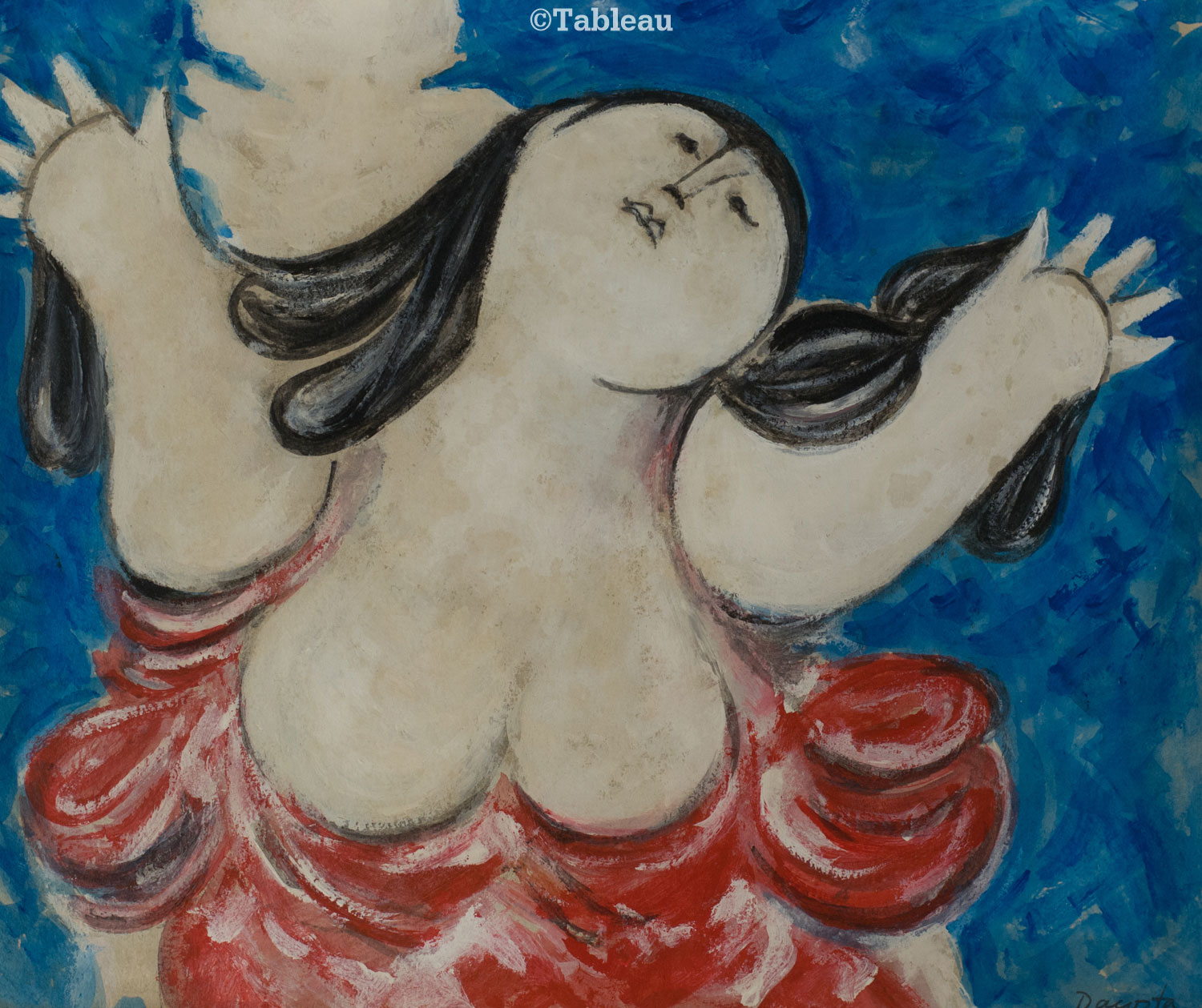 Milton Dacosta - Figura e pássaro