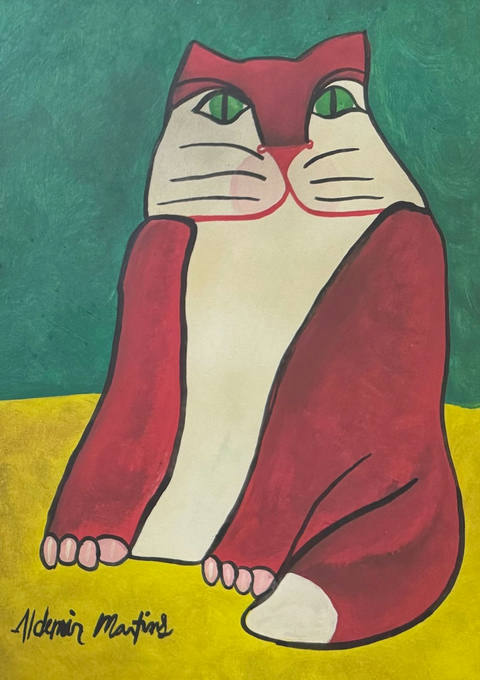Gato vermelho