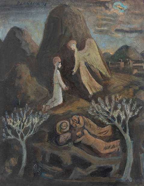 Jesus em Oração no Horto das Oliveiras