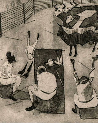 Candido Portinari - Homens e Meninos no Curral – da série Menino de Engenho