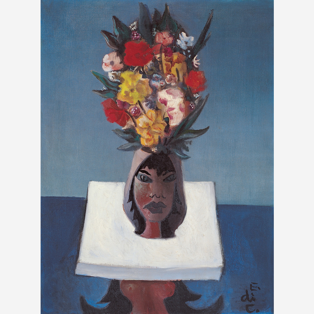 Emiliano di Cavalcanti - Mulher com Flores