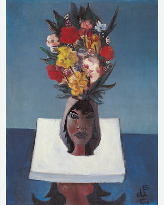 Emiliano di Cavalcanti - Mulher com Flores