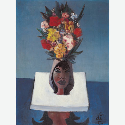 Mulher com Flores