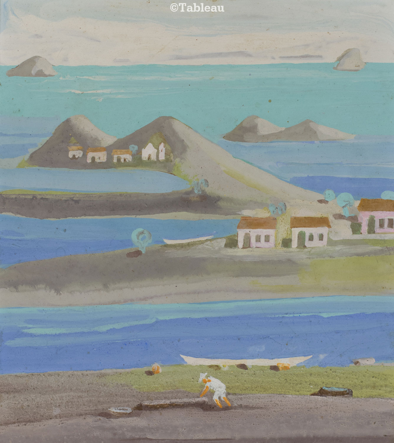 Aldeia a beira mar
