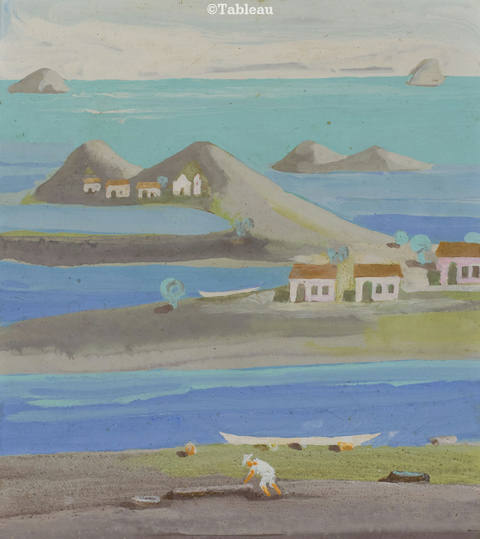 Aldeia a beira mar