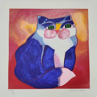 Aldemir Martins - Gato Azul