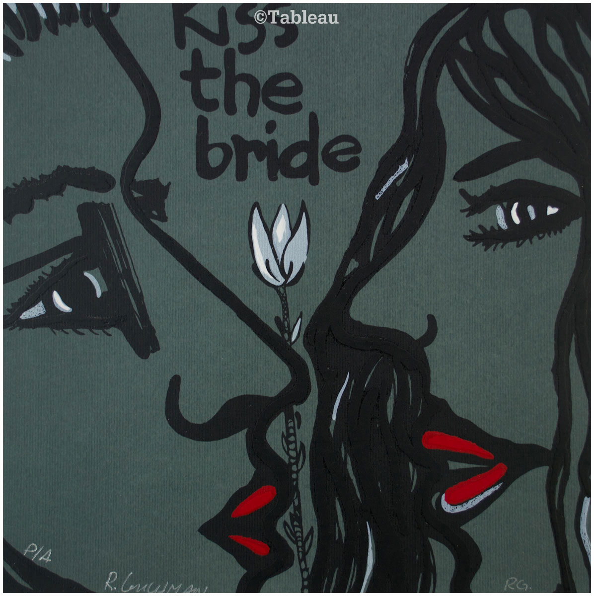 Rubens Gerchman - Kiss the bride