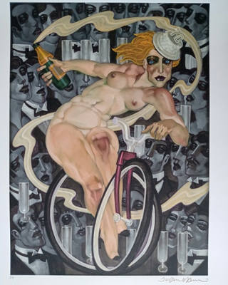 Juarez Machado - Mulher na bicicleta