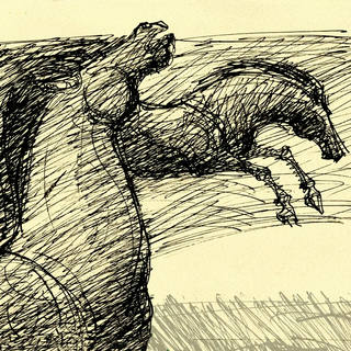 Nato Gomes - Sketch Cavalos Negros