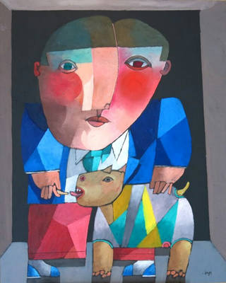 Inos Corradin - Menino e seu Cachorrinho