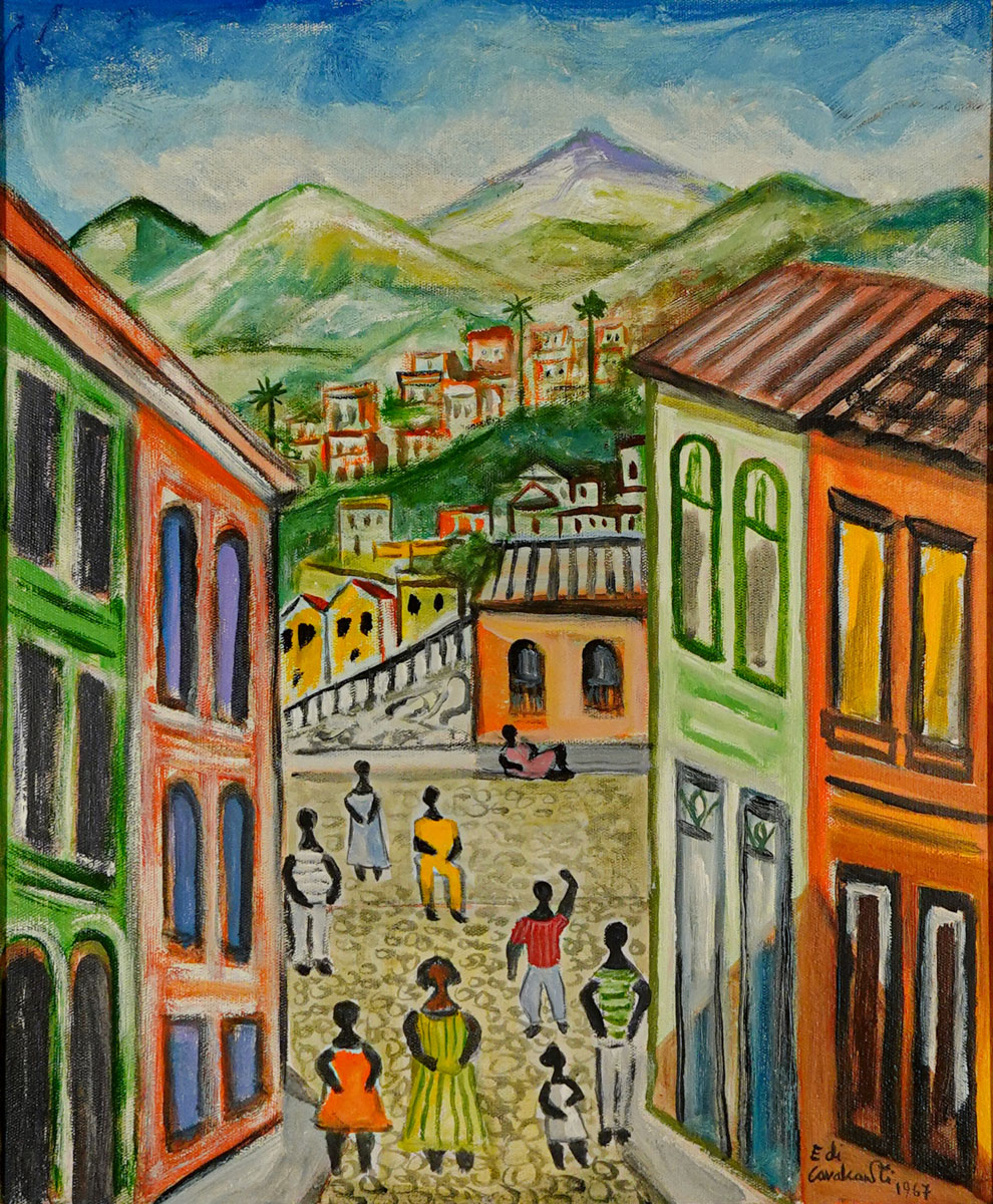 Emiliano di Cavalcanti - Paisagem de Santa Teresa