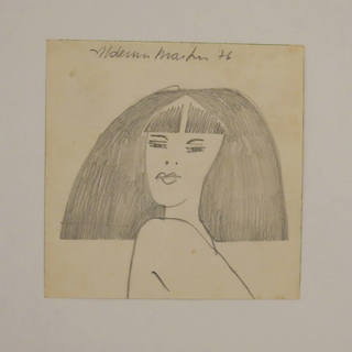 Aldemir Martins - Figura Feminina Data