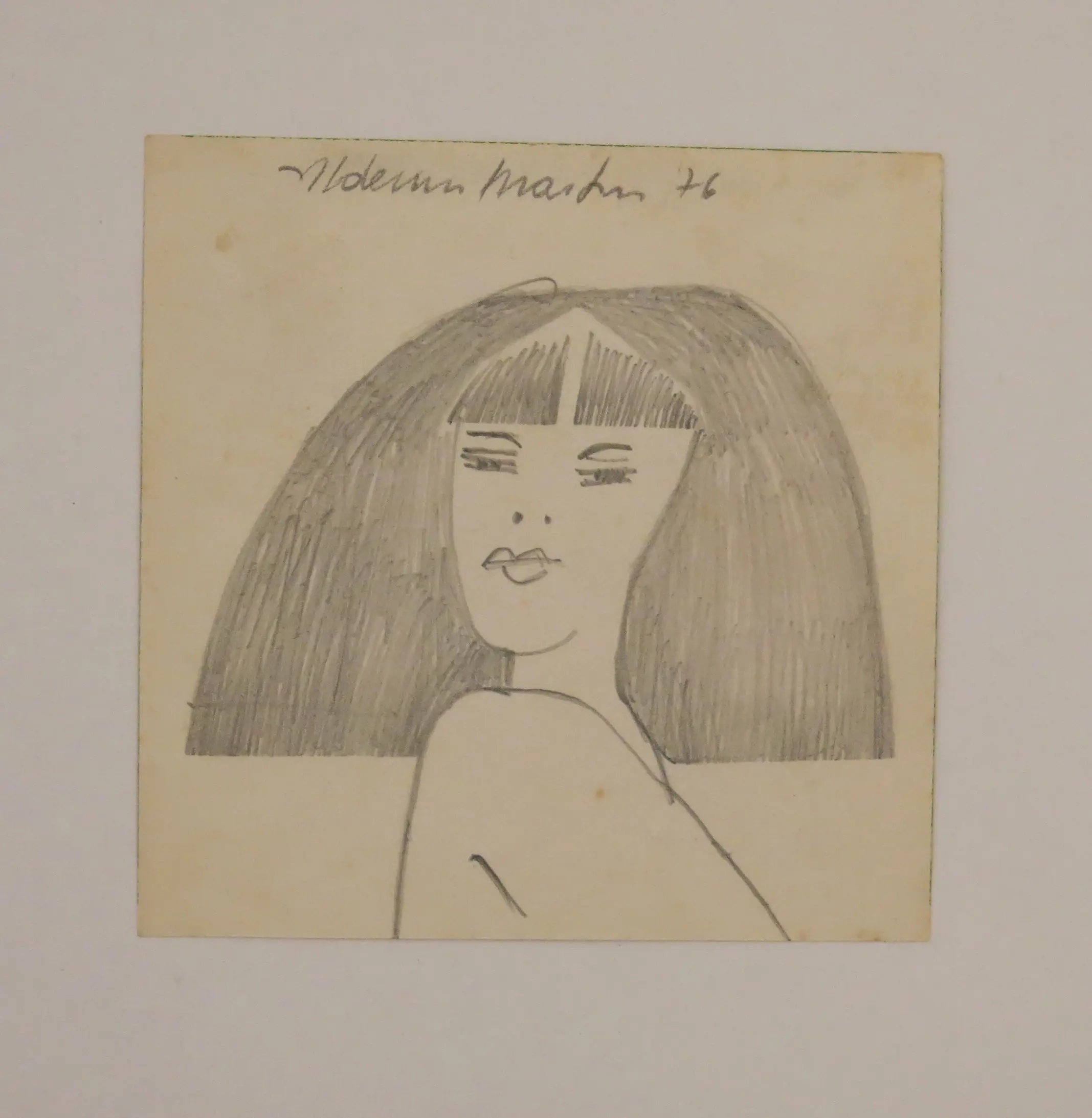 Aldemir Martins - Figura Feminina Data