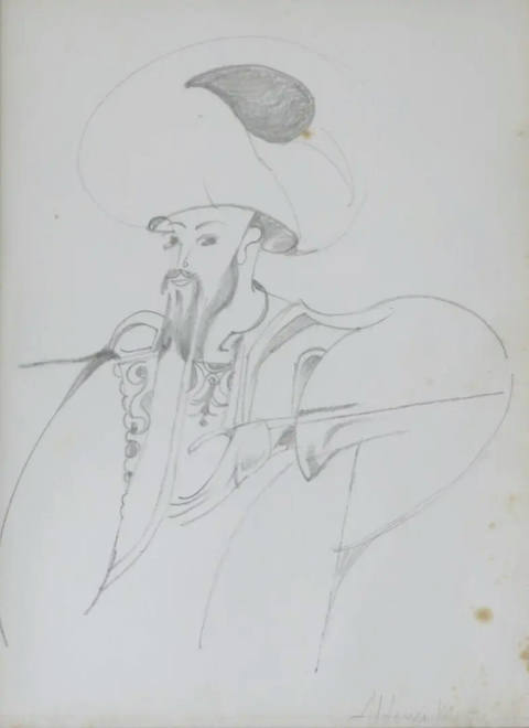 Homem com turbante - Dec. 70