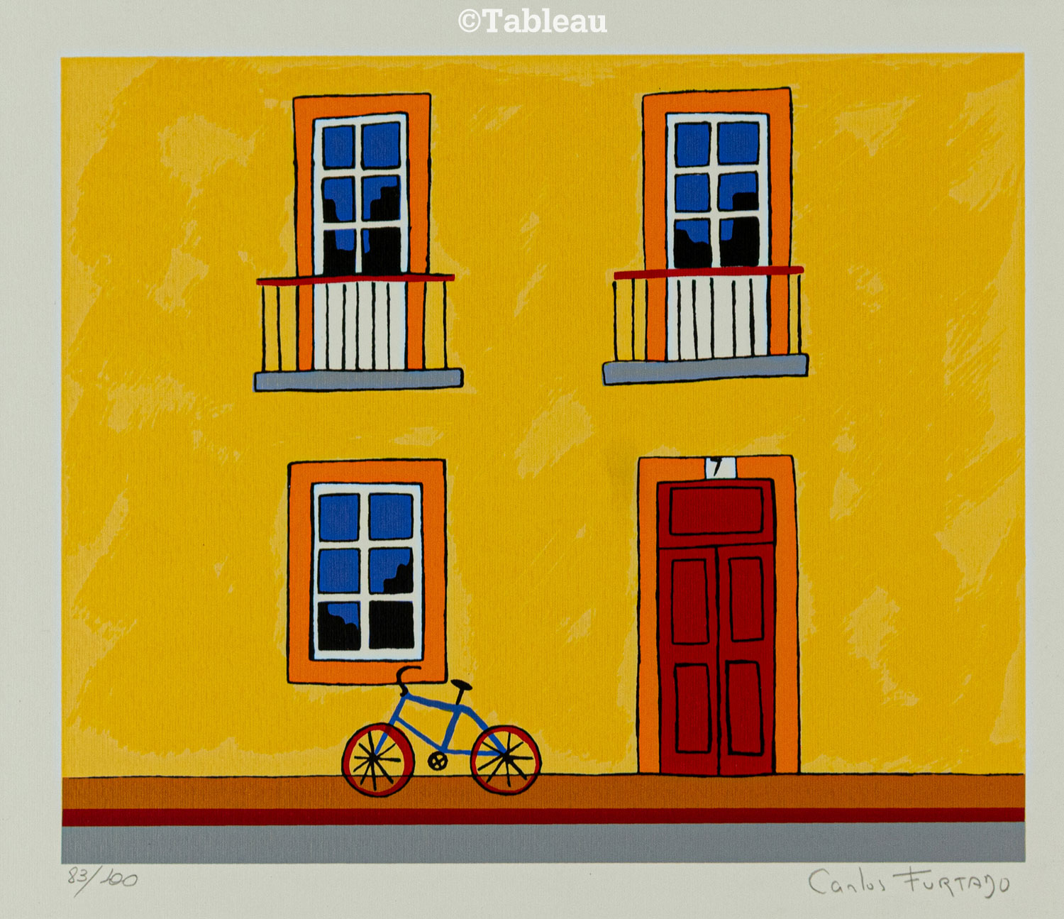 Fachada amarela