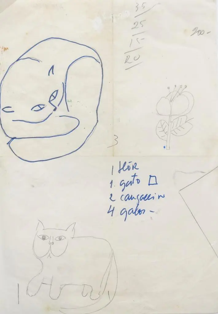 Aldemir Martins - Estudo Para Exposição