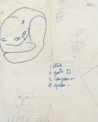 Aldemir Martins - Estudo Para Exposição