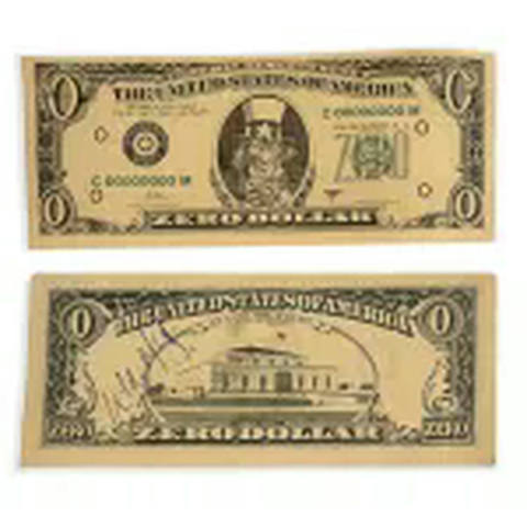 Zero Dollar (Par)