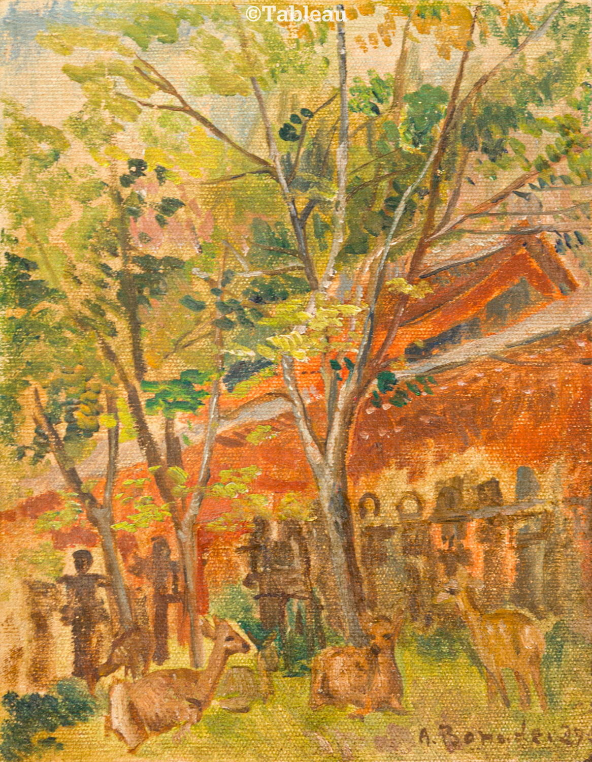 Aldo Bonadei - Paisagem