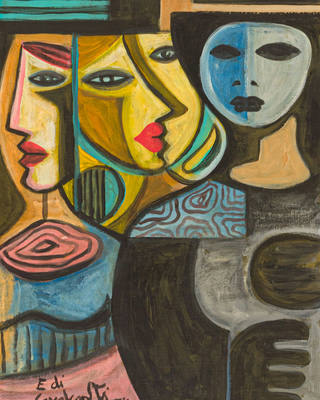 Emiliano di Cavalcanti - Figuras Picassianas